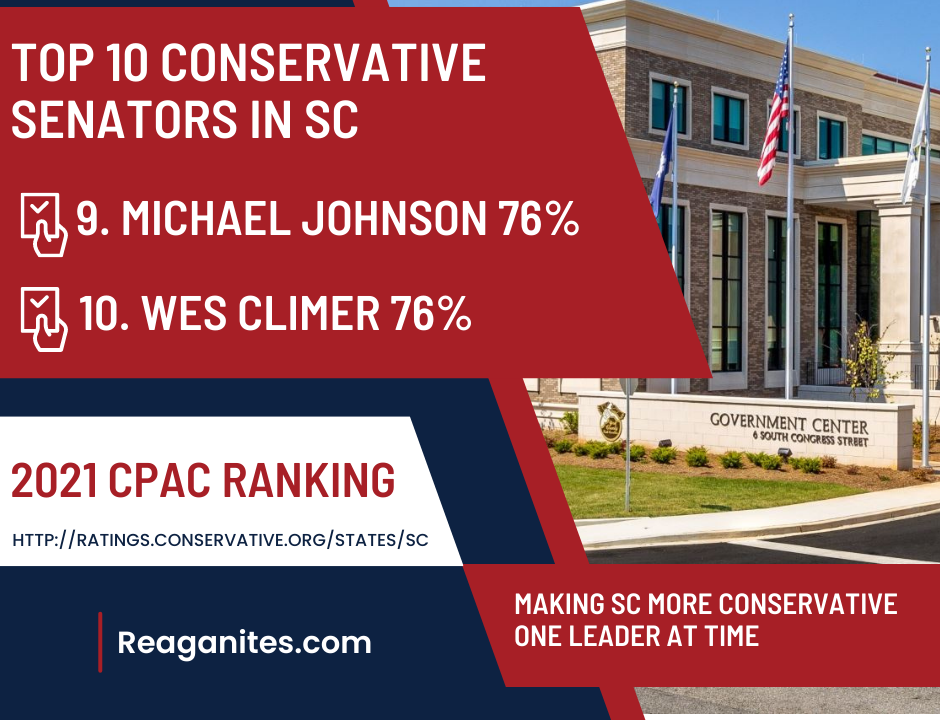 Top 10 Conservative Senators in South Carolina